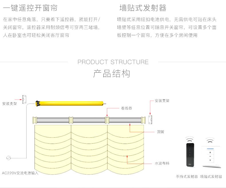 智能窗簾控制系統方案