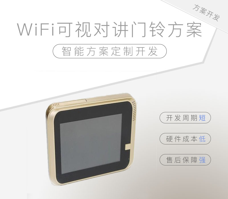 WiFi貓眼可視對講門鈴解決方案